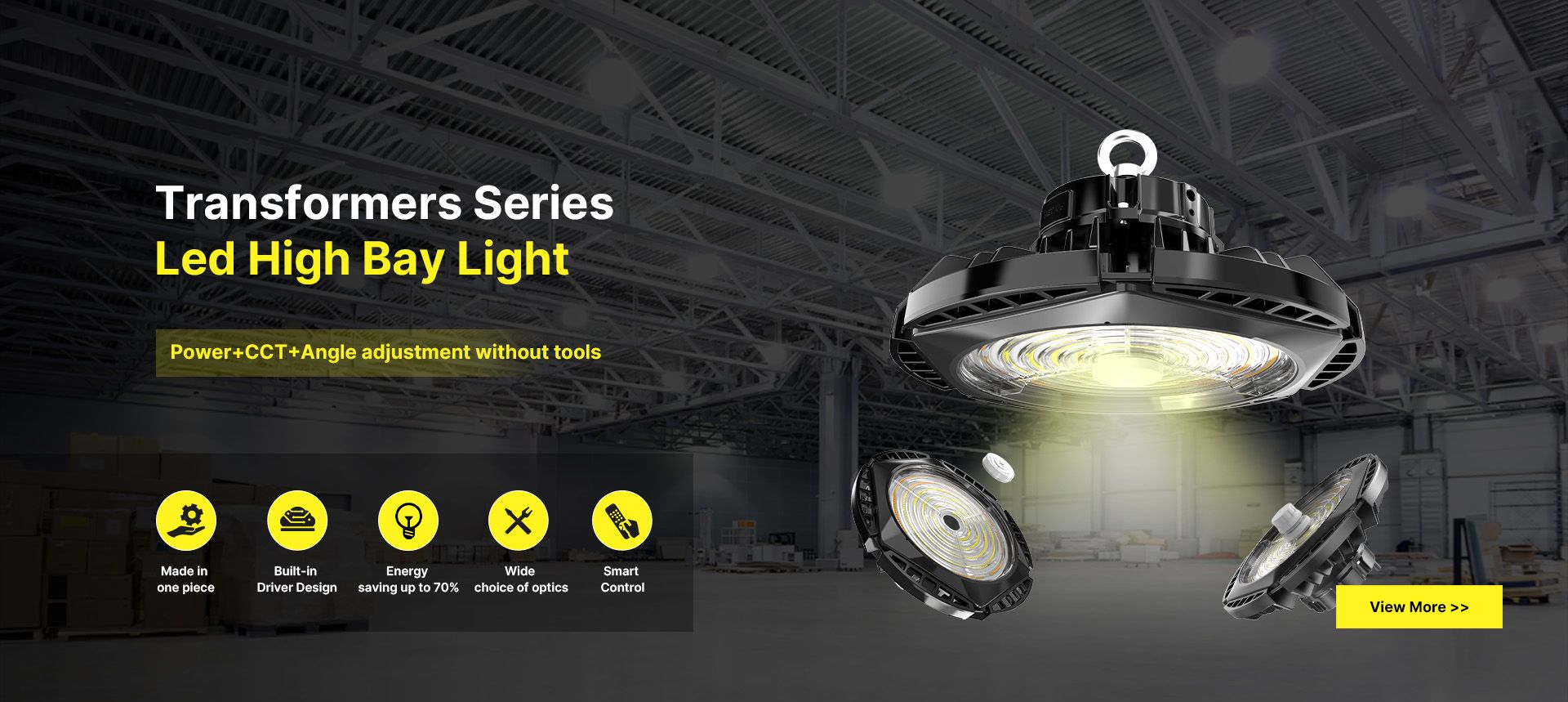 سلسلة المحولات LED High Bay Light